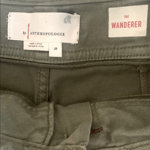 Anthropologie Olive Green Shorts - Picture 6 of 9